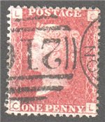 Great Britain Scott 33 Used Plate 150 - CL